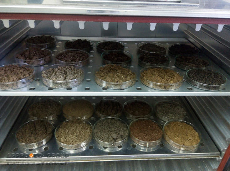 Figure 2: Drying is a crucial step prior to any analysis.
